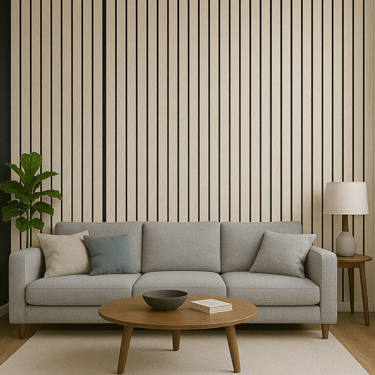 Интерьер с акустическими панелями Alles Gute - стильное оформление